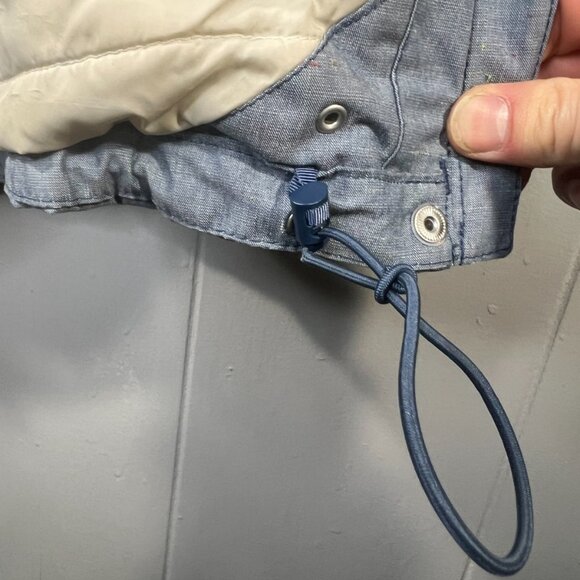 The North Face Jacket Womens XL Fleece sherpa Blue Dryvent Inlux Parka Rain Coat - Picture 6 of 9